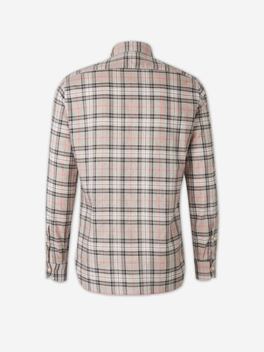 Luigi Borrelli Hombre Barcelona Camisa Estampada Cuadros color Marrón sku 531-006832 02 - Foto 2
