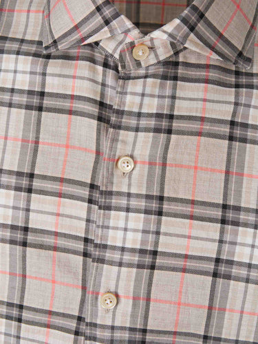 Luigi Borrelli Hombre Barcelona Camisa Estampada Cuadros color Marrón sku 531-006832 02 - Foto 3