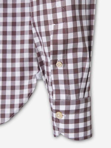 Luigi Borrelli Hombre Barcelona Camisa Estampada Cuadros Vichy color Marrón sku 531-006834 01 - Foto 4