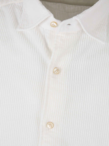 Luigi Borrelli Hombre Barcelona Camisa Pana Algodón color Blanco sku 531-006835 01 - Foto 3