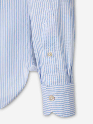 Luigi Borrelli Hombre Barcelona Camisa Estampada Rayas color Azul Celeste sku 531-006837 01 - Foto 4