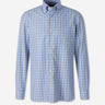 Luigi Borrelli Hombre Barcelona Camisa Estampada Cuadros color Azul Celeste sku 531-006838 01 - Foto 1