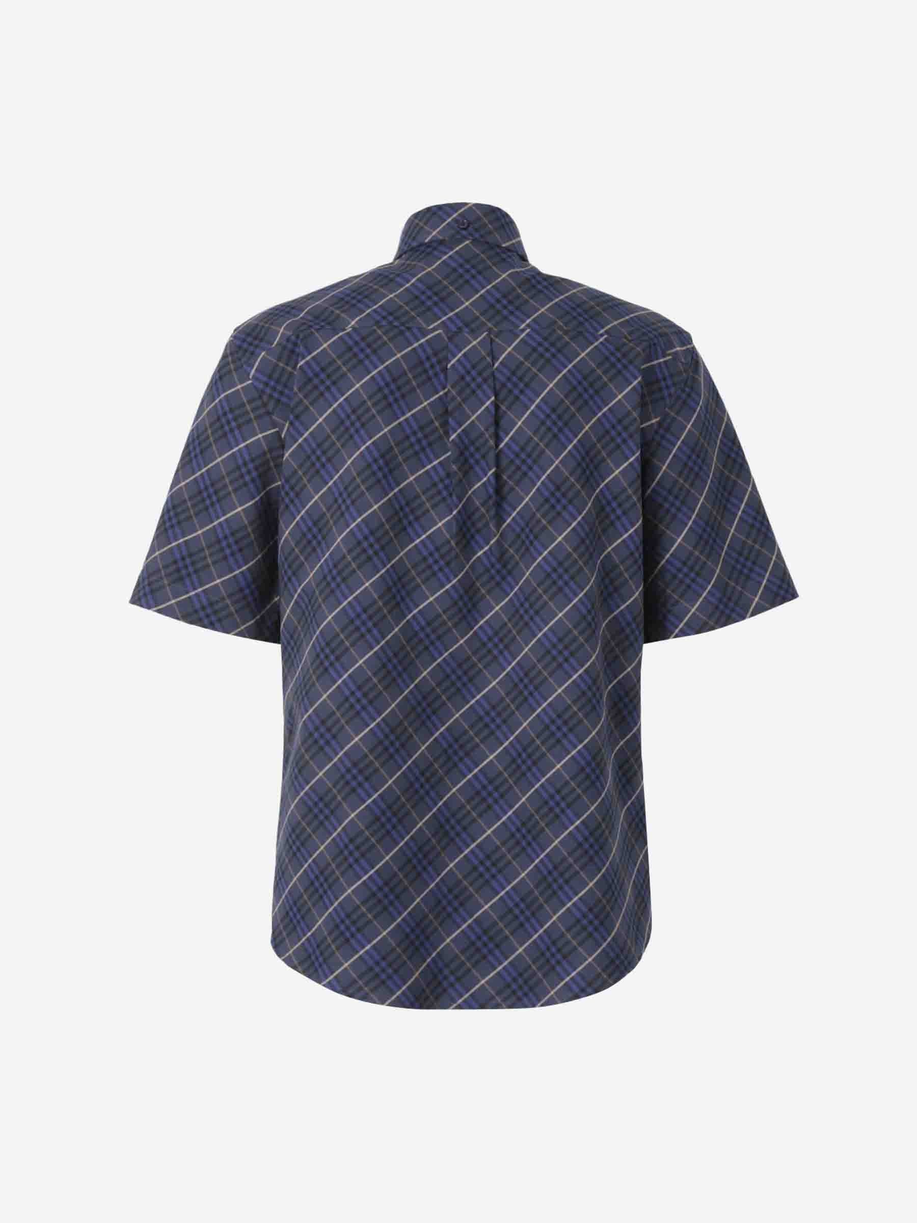 Burberry Hombre Barcelona Camisa Motivo Cuadros color Azul Cobalto sku 532-000614 01 - Foto 2