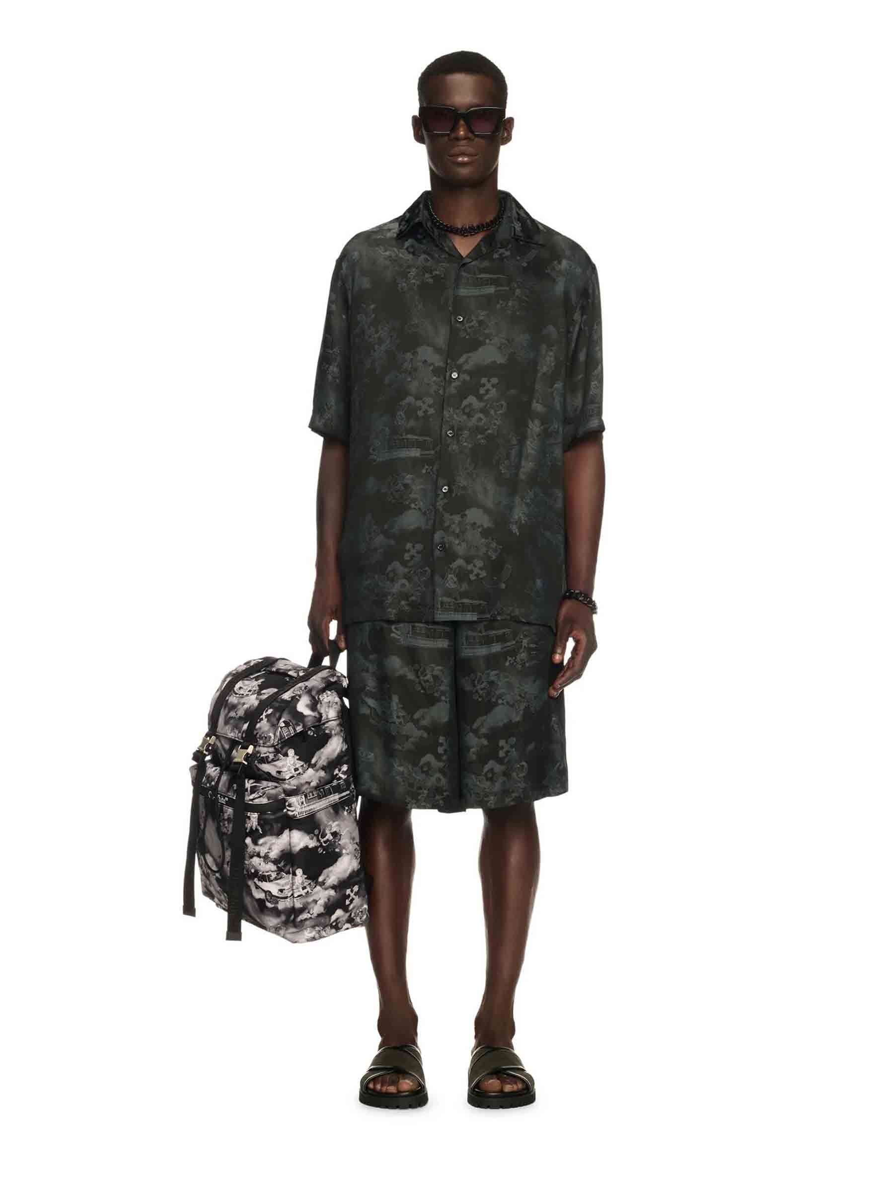 Off-White Hombre Barcelona Bermudas Bolos Jacquard color Negro sku 523-001178 02 - Foto 2