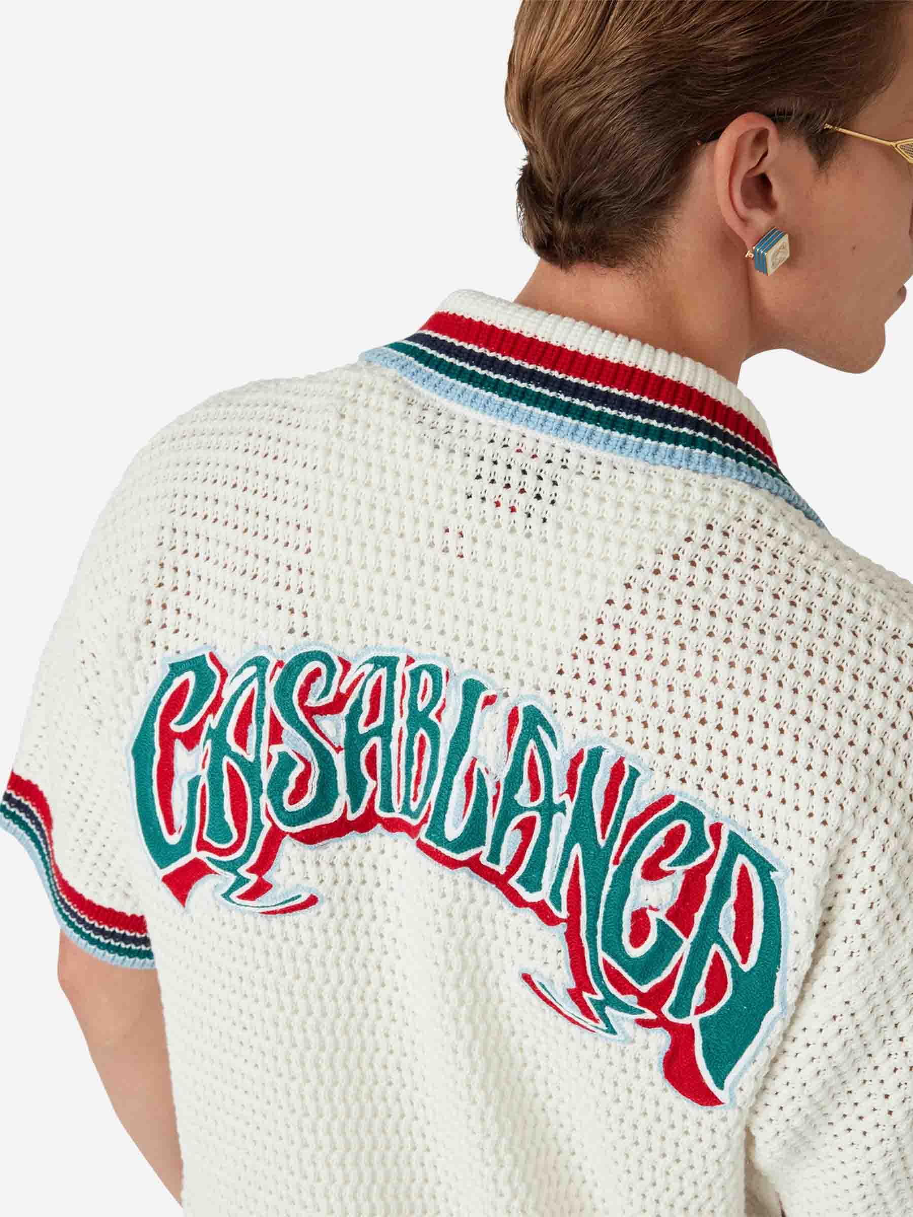 casablanca カサブランカ ニットシャツ XL L】casablanca カサブランカ ニットシャツの通販 by Nicole Ma｜ラクマ