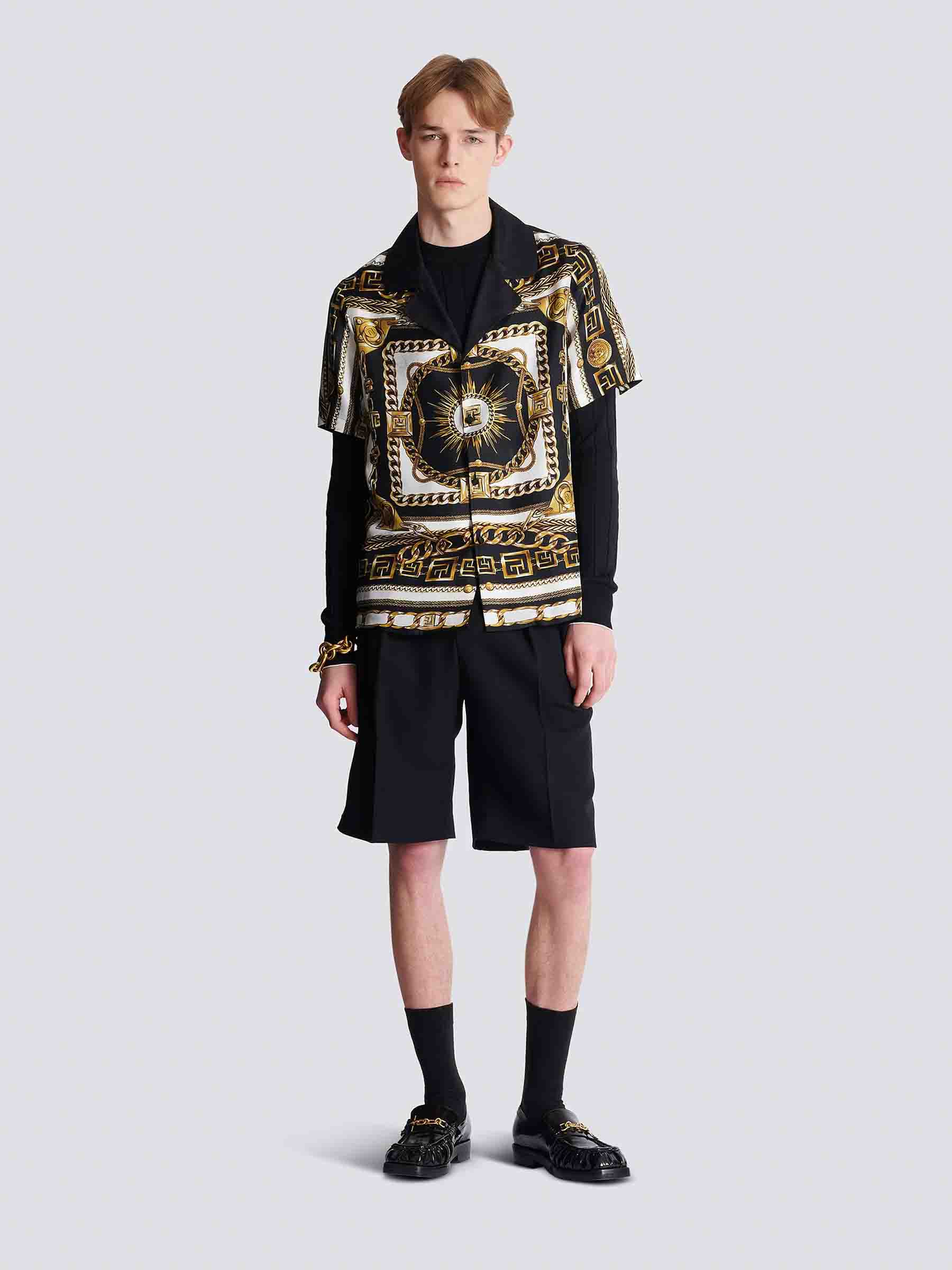 Balmain Hombre Barcelona Camisa Foulard Chaînes color Multicolor sku 532-000683 01 - Foto 2