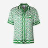 Casablanca Hombre Barcelona Camisa Seda Estampada color Verde sku 532-000684 01 - Foto 1