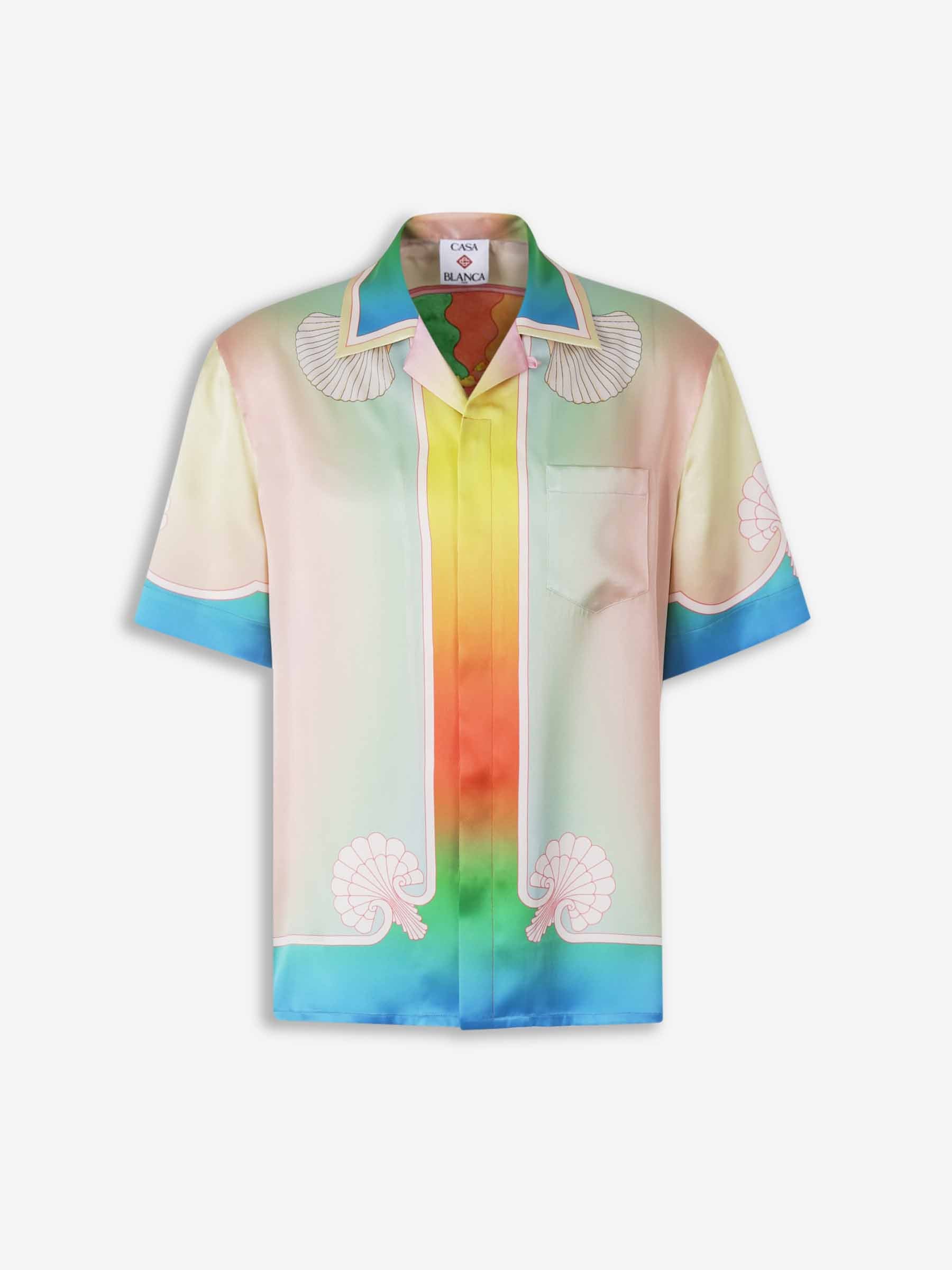 Casablanca Hombre Barcelona Camisa Seda Estampada color Multicolor sku 532-000684 02 - Foto 1
