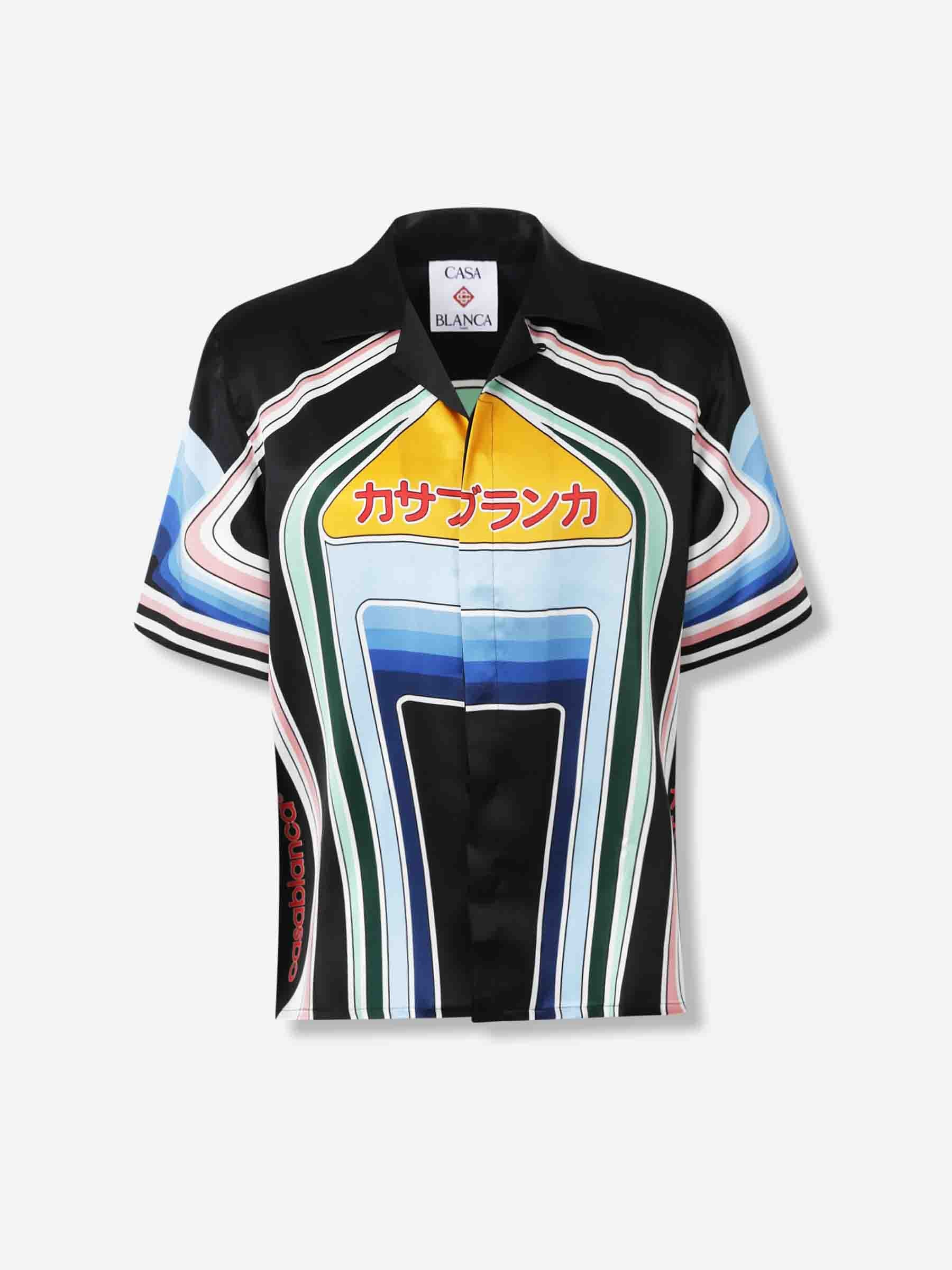 Casablanca Hombre Barcelona Camisa Graphic Mountain color Multicolor sku 532-000685 02 - Foto 1