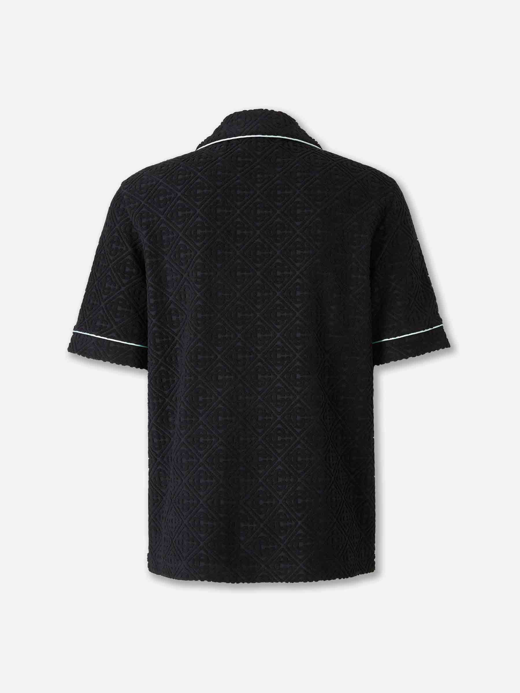 Casablanca Hombre Barcelona Camisa Monogram Towelling color Negro sku 532-000686 01 - Foto 2