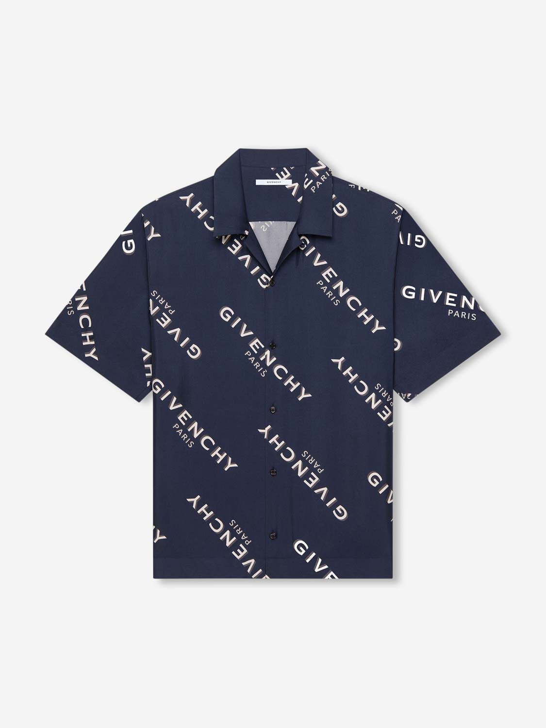 Givenchy Hombre Barcelona Camisa Estampada color Azul Noche sku 532-000696 01 - Foto 1