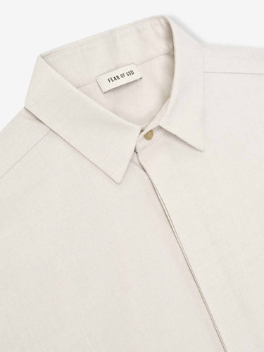 Fear of God Hombre Barcelona Camisa Casual Oxford color Marfil sku 532-000700 01 - Foto 3