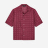 Amiri Hombre Barcelona Camisa Gráfica Bowling color Burdeos sku 532-000703 01 - Foto 1