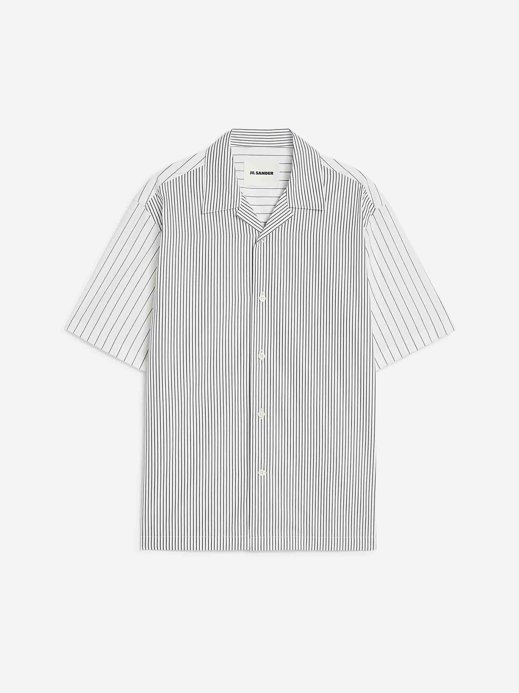 Jil Sander Hombre Barcelona Camisa Motivo Rayas color Azul Noche sku 532-000708 01 - Foto 1