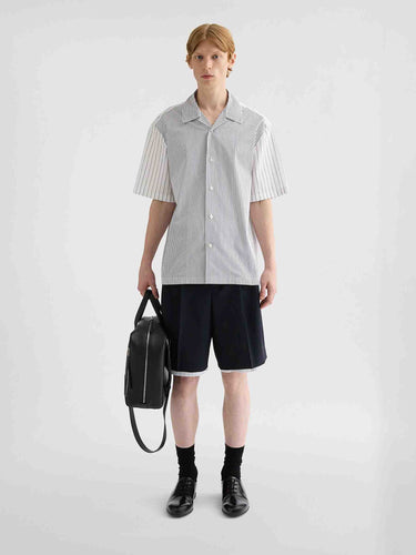 Jil Sander Hombre Barcelona Camisa Motivo Rayas color Azul Noche sku 532-000708 01 - Foto 2
