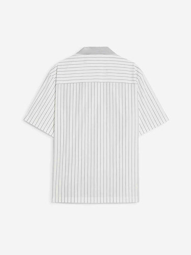 Jil Sander Hombre Barcelona Camisa Motivo Rayas color Azul Noche sku 532-000708 01 - Foto 3