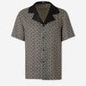 Balmain Hombre Barcelona Camisa Fluida Monograma color Blanco Y Negro sku 532-000710 01 - Foto 1