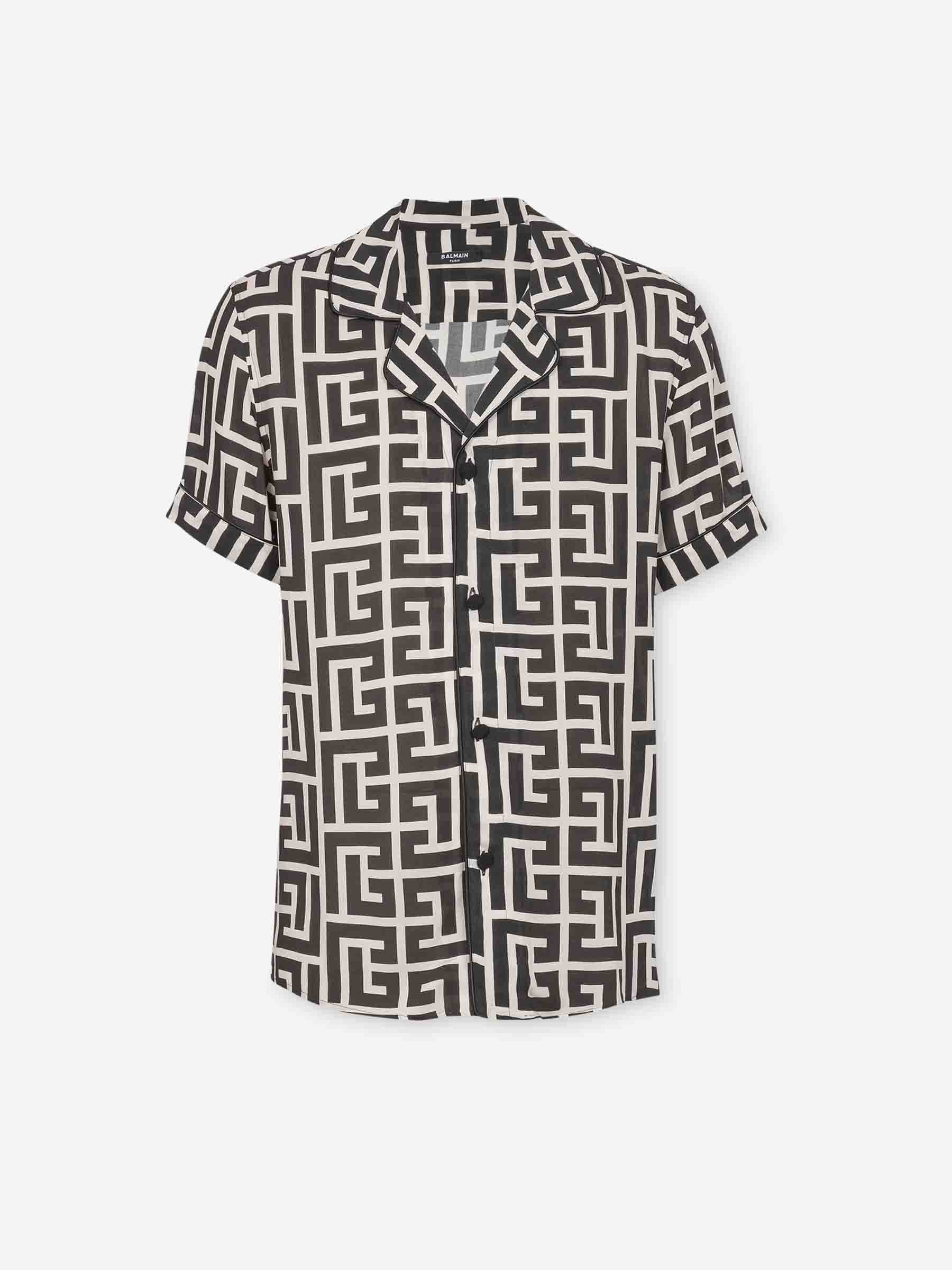 Balmain Hombre Barcelona Camisa Monograma Pijama color Multicolor sku 532-000711 01 - Foto 1