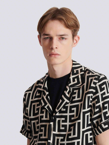 Balmain Hombre Barcelona Camisa Monograma Pijama color Multicolor sku 532-000711 01 - Foto 4
