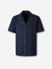 Balmain Hombre Barcelona Camisa Manga Corta color Azul Noche sku 532-000712 01 - Foto 1