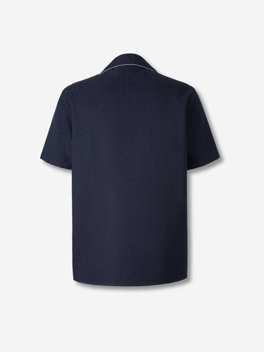 Balmain Hombre Barcelona Camisa Manga Corta color Azul Noche sku 532-000712 01 - Foto 2