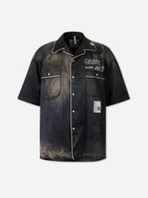 Maison Mihara Yasuhiro Hombre Barcelona Camisa Desteñidad color Negro sku 532-000719 01 - Foto 1