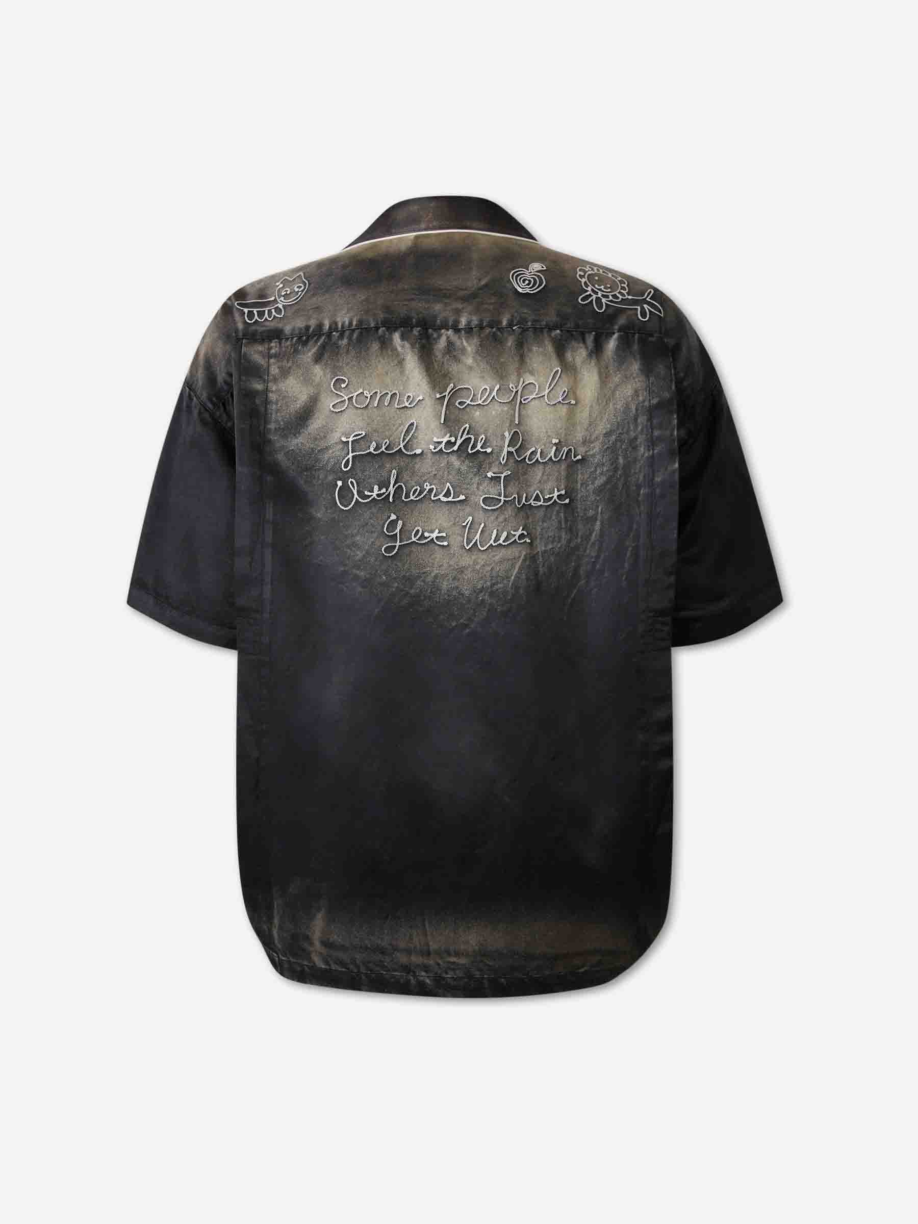 Maison Mihara Yasuhiro Hombre Barcelona Camisa Desteñidad color Negro sku 532-000719 01 - Foto 2