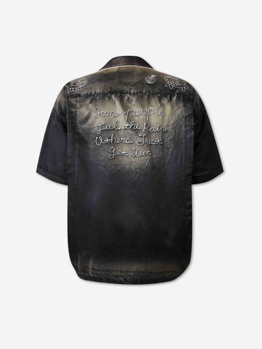 Maison Mihara Yasuhiro Hombre Barcelona Camisa Desteñidad color Negro sku 532-000719 01 - Foto 2