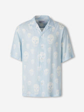 McQueen Hombre Barcelona Camisa Casual Estampada color Azul Celeste sku 532-000722 01 - Foto 1