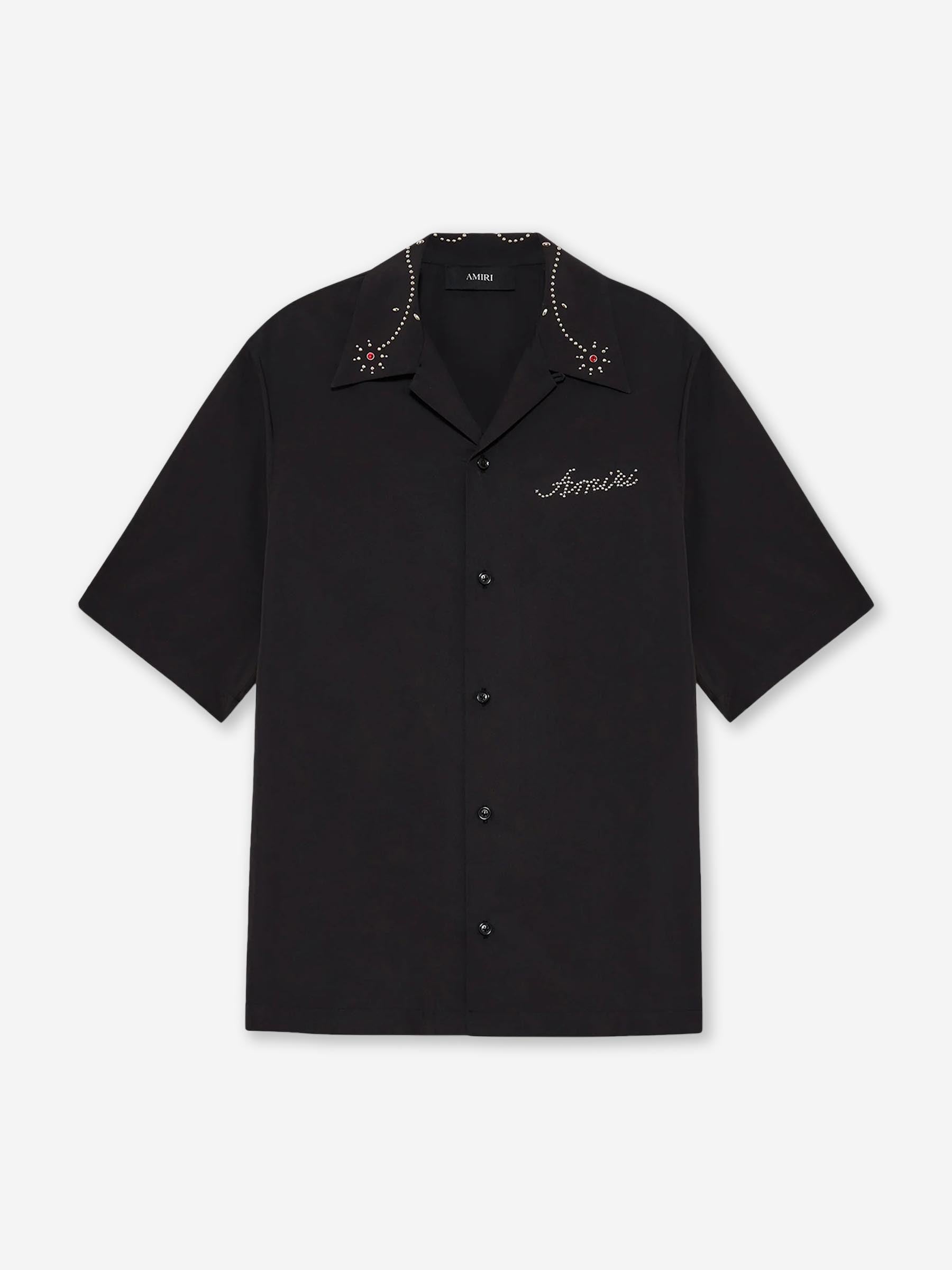 Amiri Hombre Barcelona Camisa Casual Camp color Negro sku 532-000724 01 - Foto 1