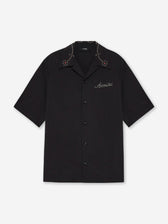 Amiri Hombre Barcelona Camisa Casual Camp color Negro sku 532-000724 01 - Foto 1