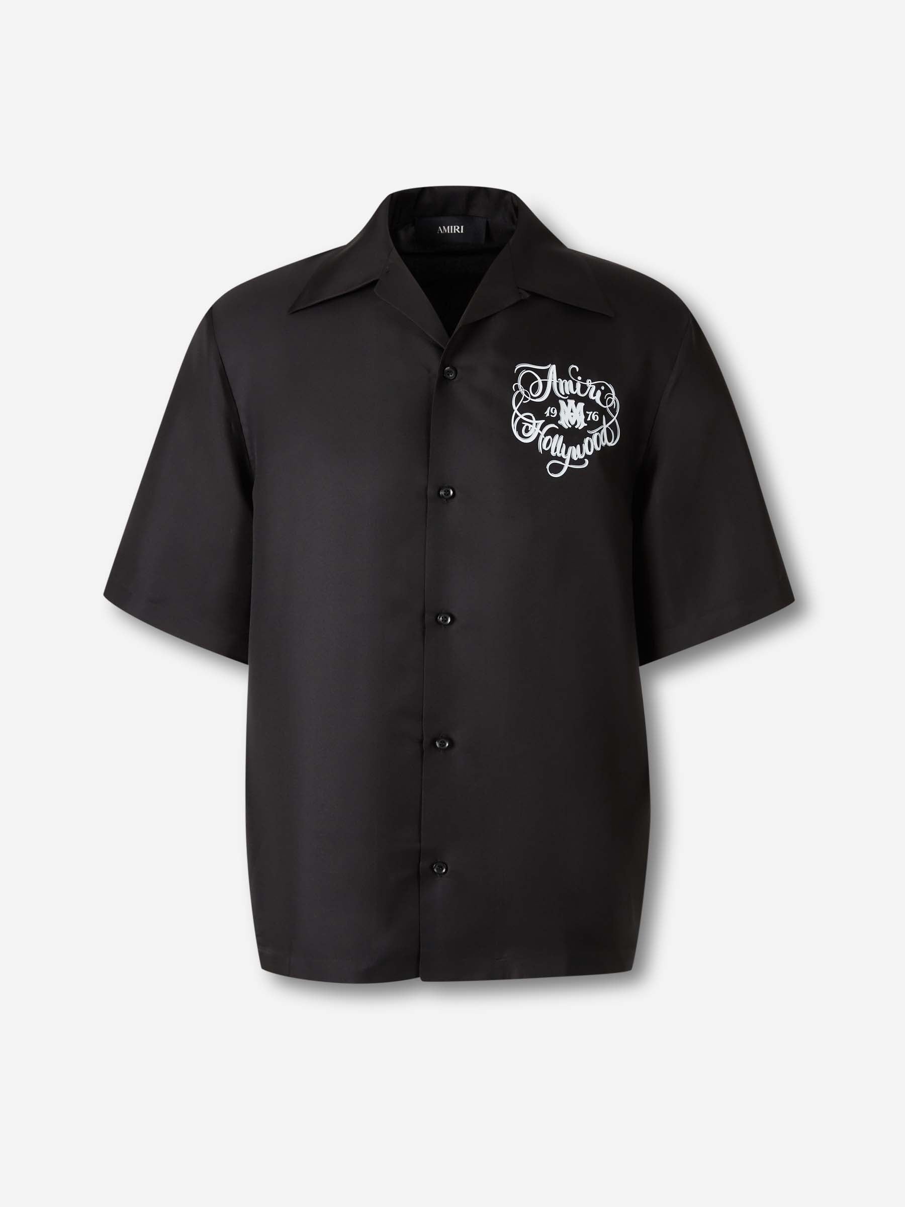 Amiri Hombre Barcelona Camisa Hollywood Camp color Negro sku 532-000725 01 - Foto 1