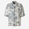 Amiri Hombre Barcelona Camisa estampada punto color Azul Marino sku 532-000726 01 - Foto 1