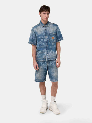 Amiri Hombre Barcelona Camisa Denim Chateau color Azul Denim sku 532-000728 01 - Foto 2
