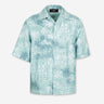 Amiri Hombre Barcelona Camisa Casual Estampada color Azul Turquesa sku 532-000730 01 - Foto 1