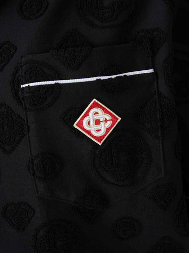 Casablanca Hombre Barcelona Camisa Towelling Monogram color Negro sku 532-000737 01 - Foto 4