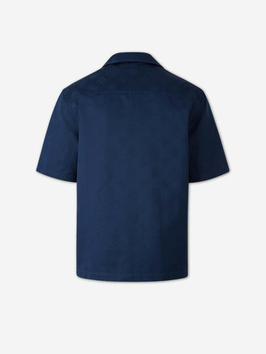 Casablanca Hombre Barcelona Camisa Monograma color Azul Marino sku 532-000738 01 - Foto 2