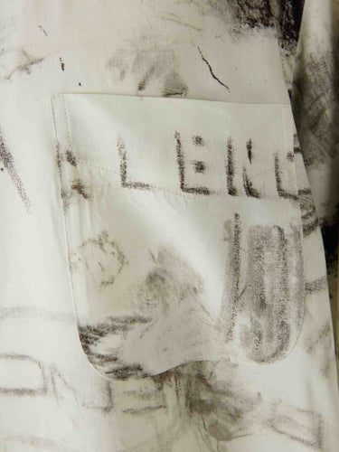 Balenciaga Hombre Barcelona Camisa Estampada Graphite color Gris sku 532-000741 01 - Foto 4