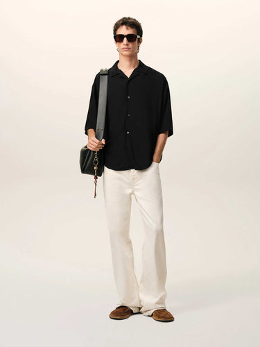 Ami Paris Hombre Barcelona Camisa Ancha color Negro sku 532-000745 01 - Foto 2