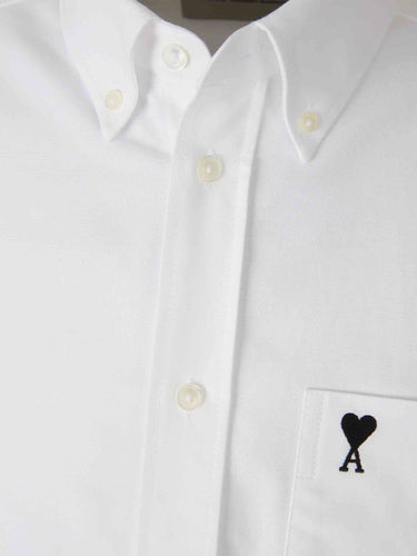 Ami Paris Hombre Barcelona Camisa Casual Algodón color Blanco sku 532-000746 01 - Foto 3