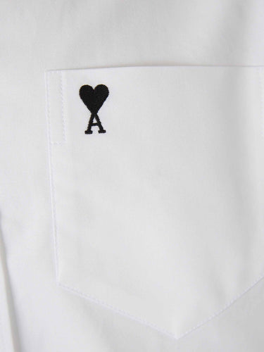 Ami Paris Hombre Barcelona Camisa Casual Algodón color Blanco sku 532-000746 01 - Foto 4