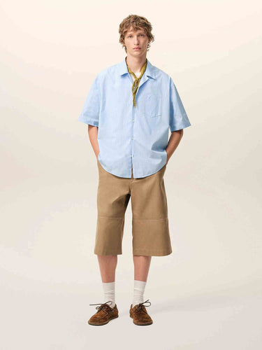 Ami Paris Hombre Barcelona Camisa Boxy de Manga Corta color Blanco sku 532-000747 01 - Foto 2