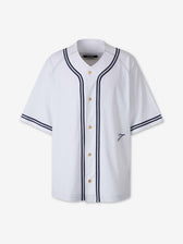 Jacquemus Le Plage Hombre Barcelona Camisa Béisbol Algodón color Blanco sku 532-000749 01 - Foto 1