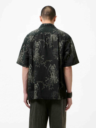 Our Legacy Hombre Barcelona Camisa Casual Estampada color Negro sku 532-000755 01 - Foto 3