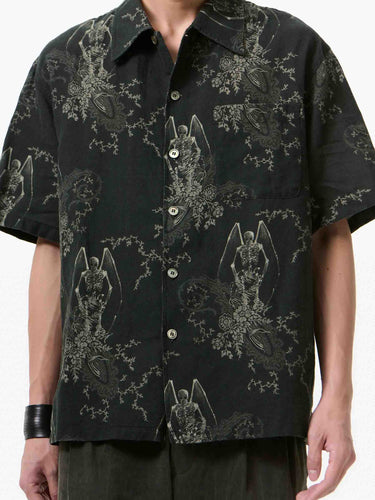 Our Legacy Hombre Barcelona Camisa Casual Estampada color Negro sku 532-000755 01 - Foto 4