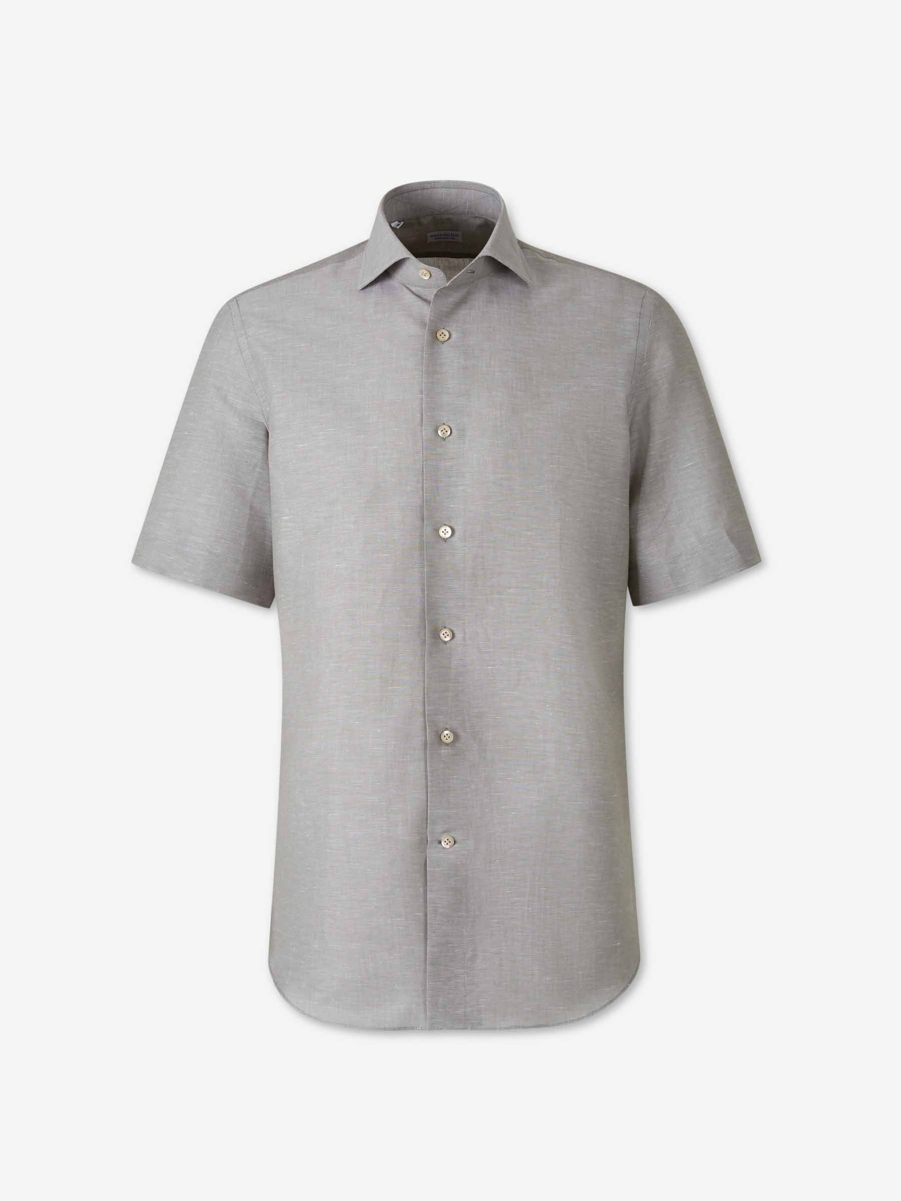 Santa Eulalia Hombre Barcelona Camisa Manga Corta color Verde Manzana sku No encontrado - Foto 1
