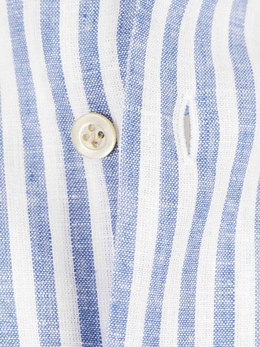 Santa Eulalia Hombre Barcelona Camisa Listada color Azul sku 532-000760 01 - Foto 4
