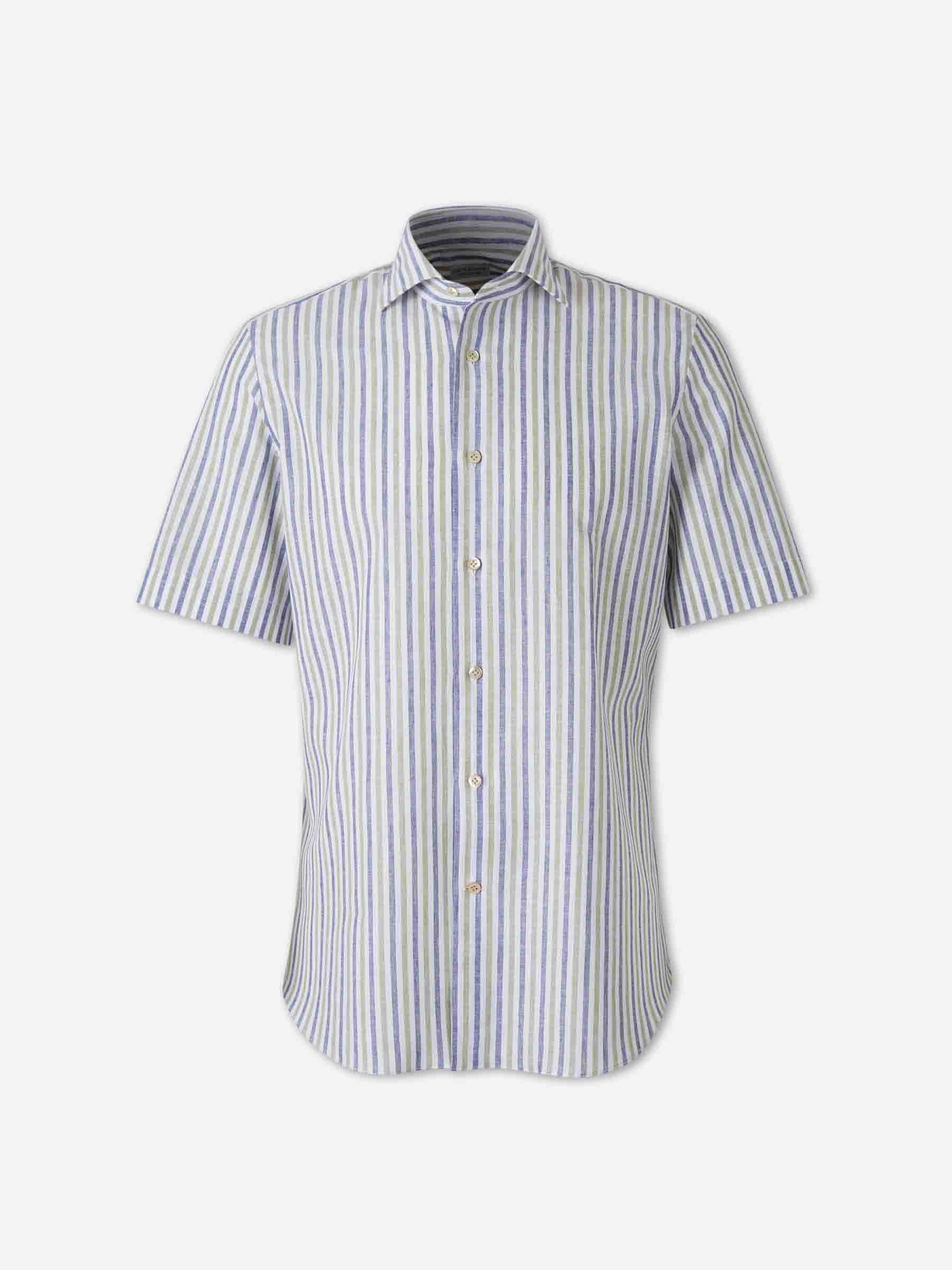 Santa Eulalia Hombre Barcelona Camisa Listada color Multicolor sku 532-000760 02 - Foto 1