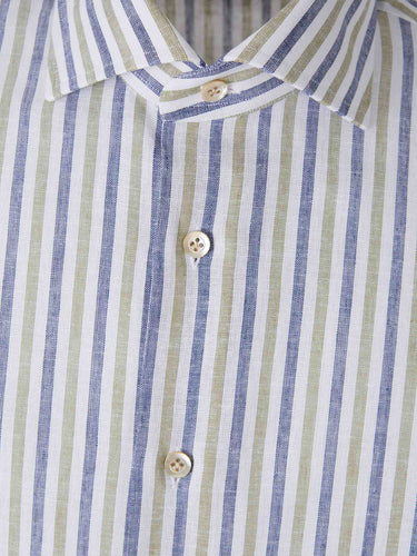 Santa Eulalia Hombre Barcelona Camisa Listada color Multicolor sku 532-000760 02 - Foto 3