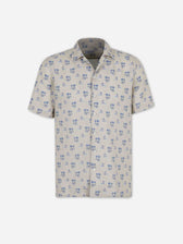 Santa Eulalia Hombre Barcelona Camisa Estampada color Beige sku 532-000761 02 - Foto 1